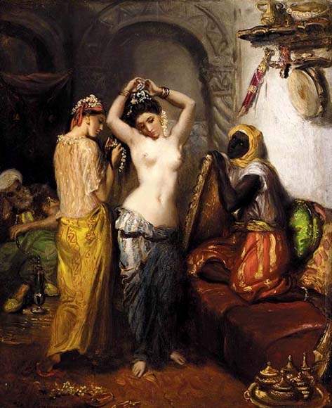 Theodore Chasseriau Orientalist Interior